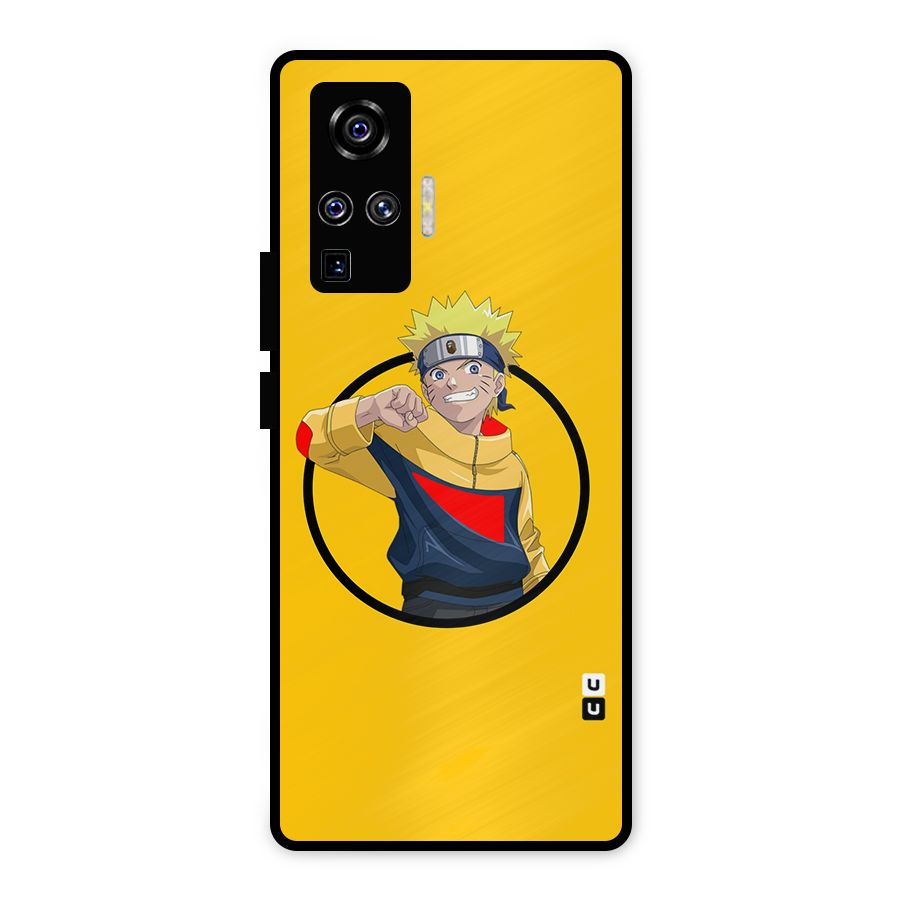 Naruto Sports Art Metal Back Case for Vivo X50 Pro