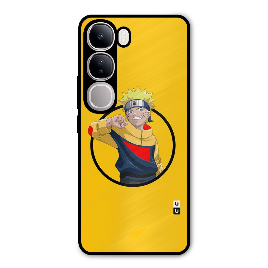 Naruto Sports Art Metal Back Case for Vivo Y300