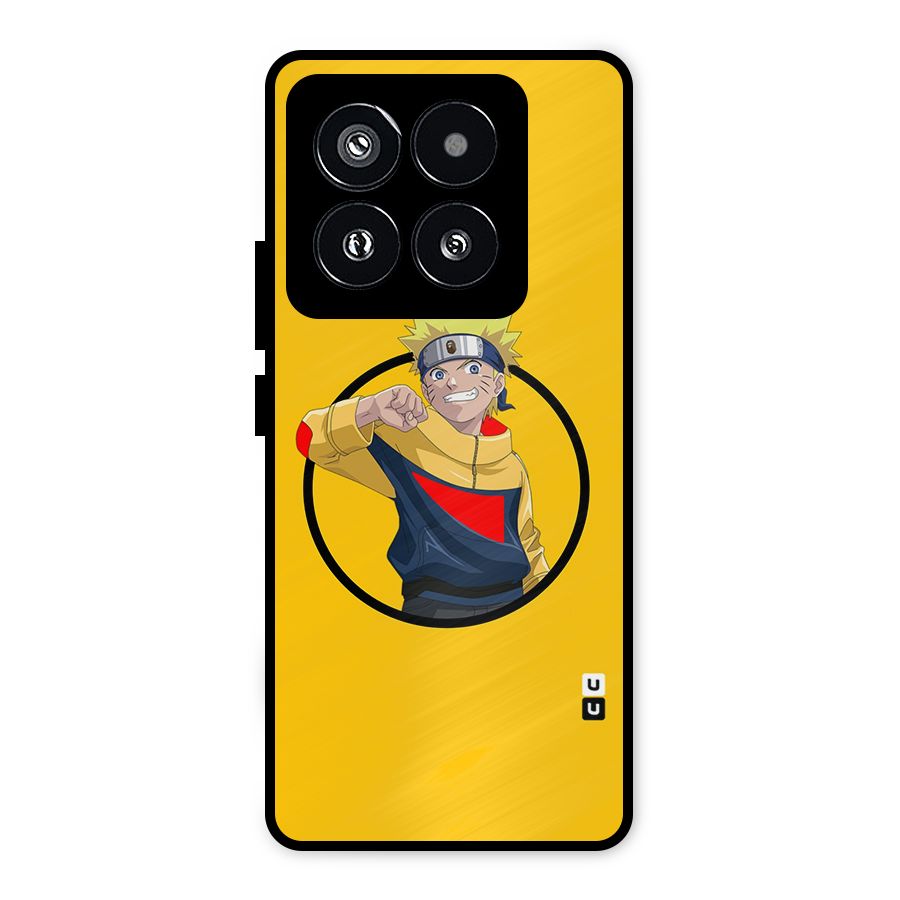 Naruto Sports Art Metal Back Case for Xiaomi 14 Pro
