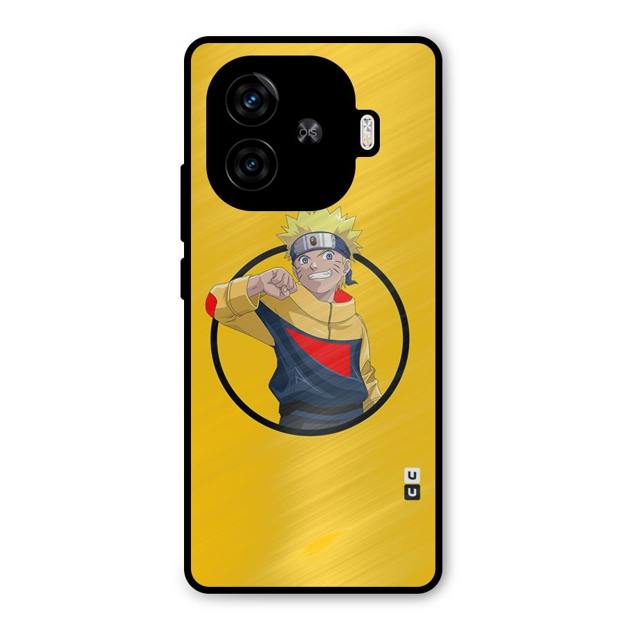 Naruto Sports Art Metal Back Case for iQOO Z9 Turbo
