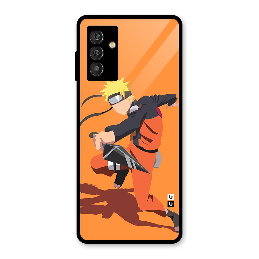 Naruto Ultimate Ninja Storm Glass Back Case for Galaxy M13