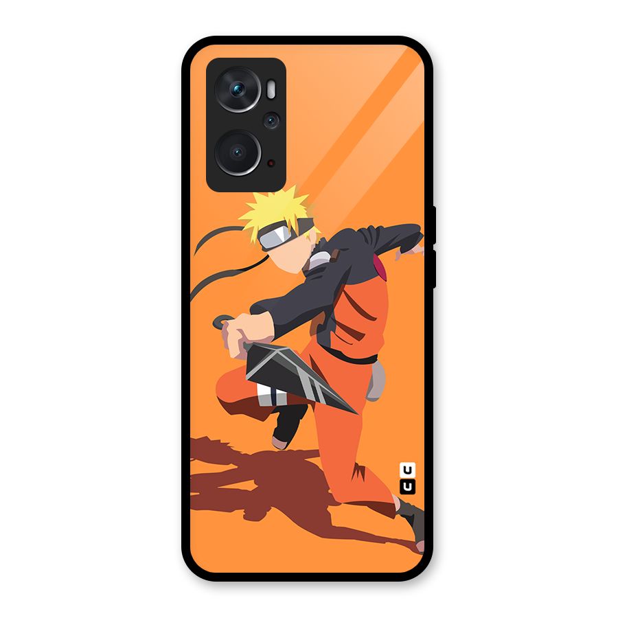 Naruto Ultimate Ninja Storm Glass Back Case for Oppo K10 4G