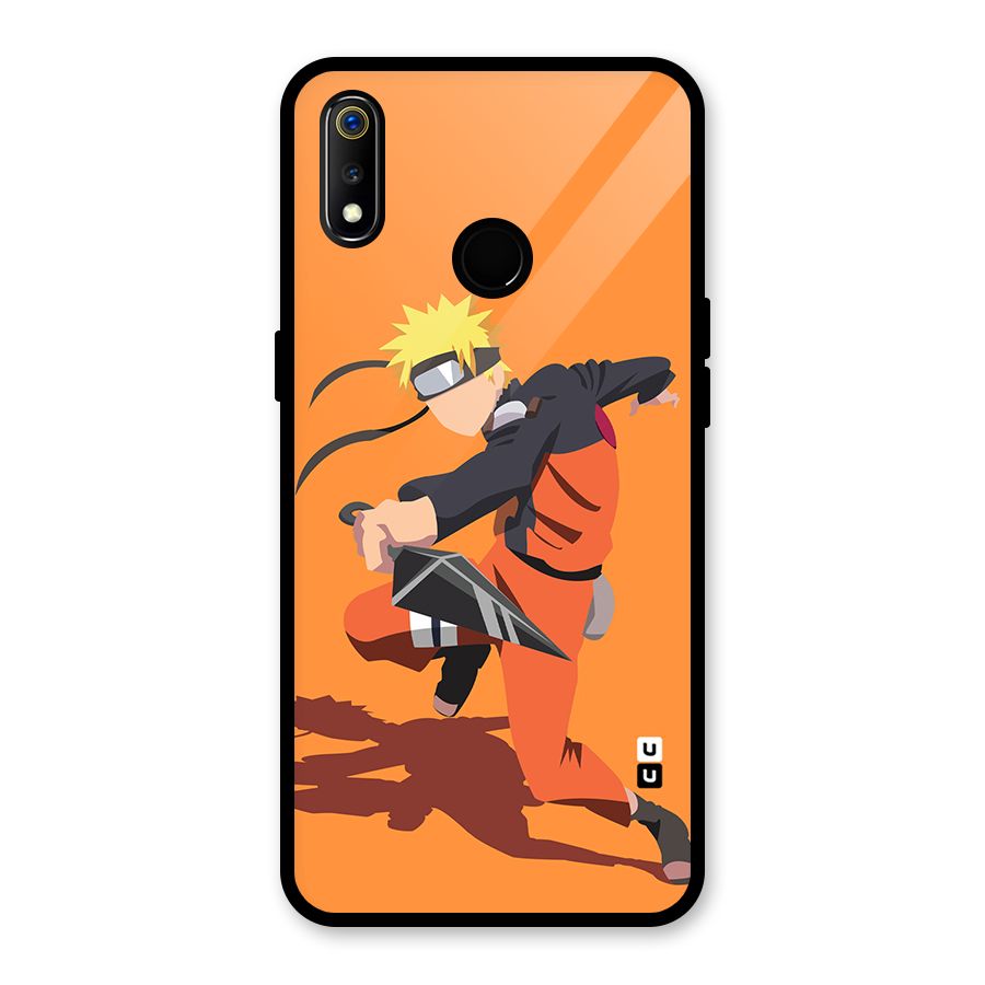 Naruto Ultimate Ninja Storm Glass Back Case for Realme 3i