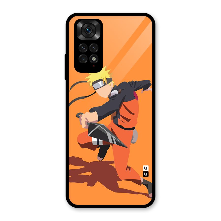 Naruto Ultimate Ninja Storm Glass Back Case for Redmi Note 11S