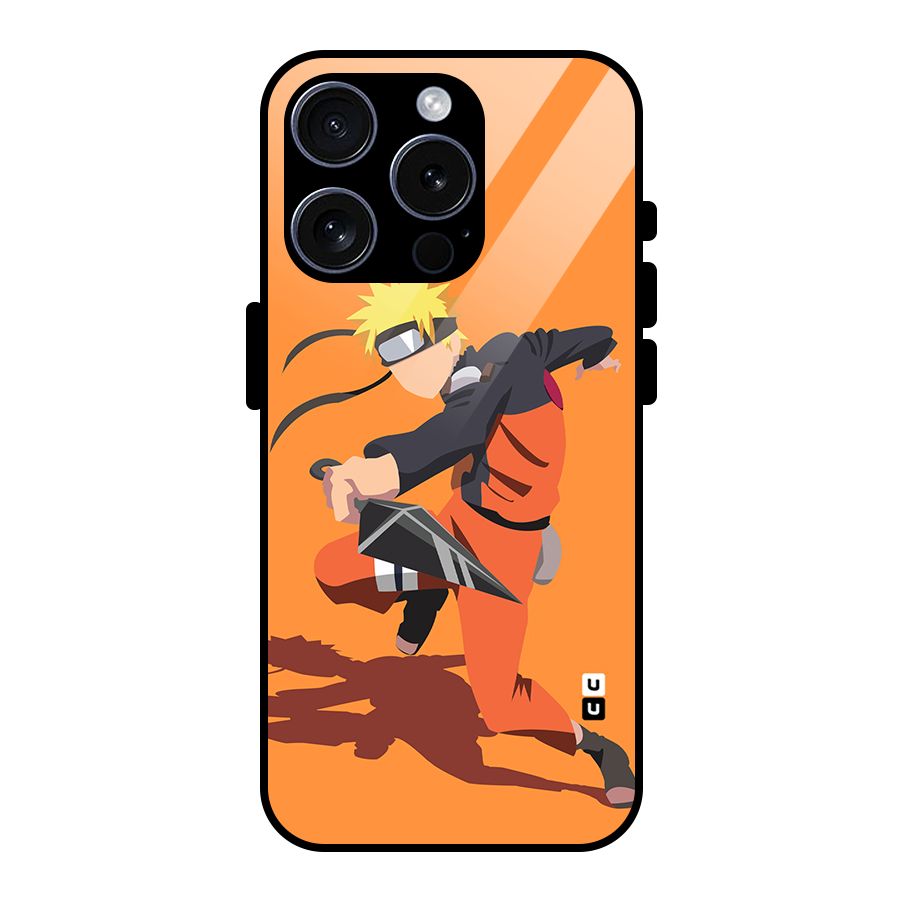Naruto Ultimate Ninja Storm Glass Back Case for iPhone 15 Pro