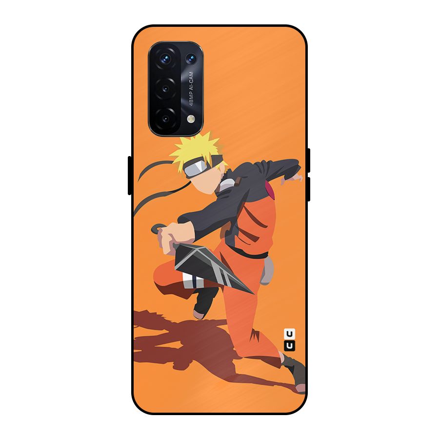 Naruto Ultimate Ninja Storm Metal Back Case for Oppo A74 5G