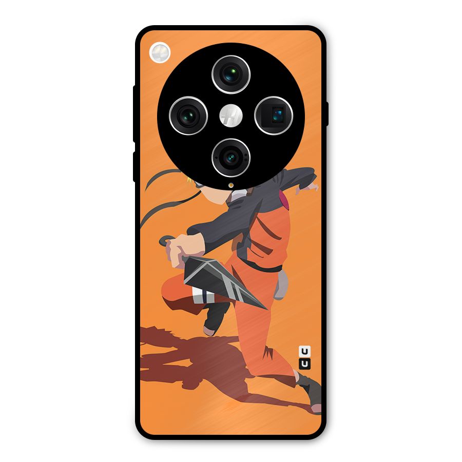 Naruto Ultimate Ninja Storm Metal Back Case for Oppo Find X8 Pro