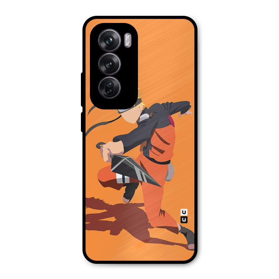 Naruto Ultimate Ninja Storm Metal Back Case for Oppo Reno12 Pro