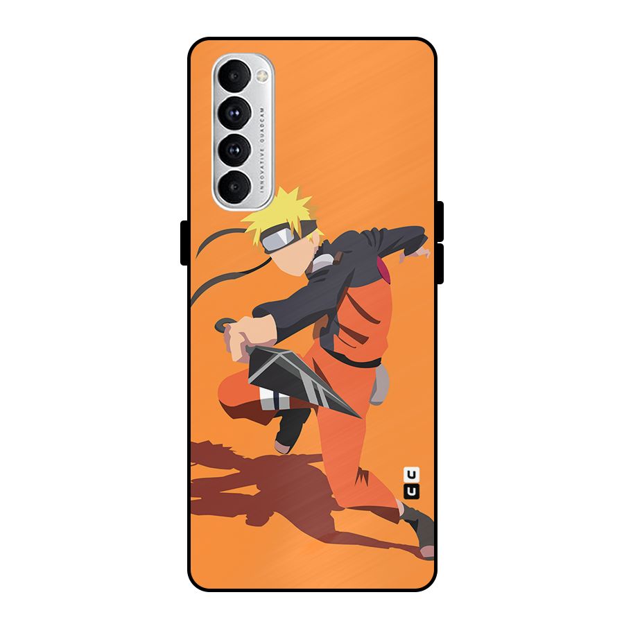 Naruto Ultimate Ninja Storm Metal Back Case for Oppo Reno4 Pro