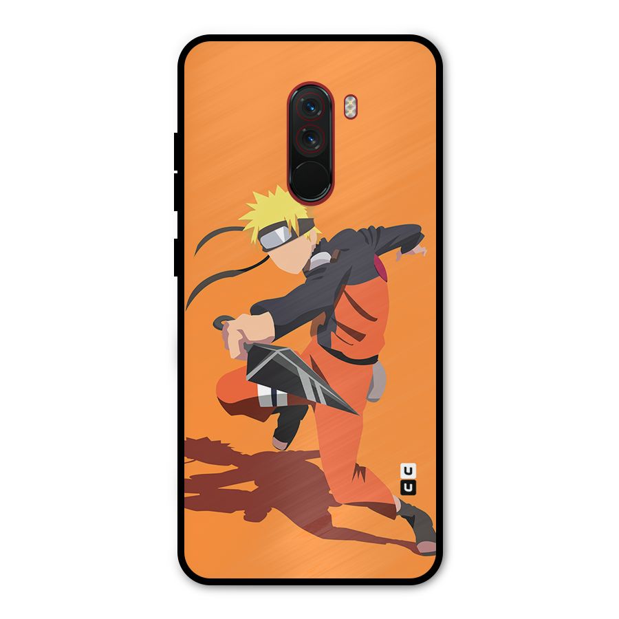 Naruto Ultimate Ninja Storm Metal Back Case for Poco F1