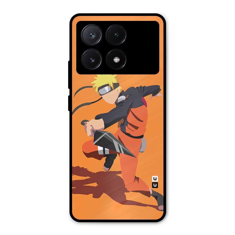 Naruto Ultimate Ninja Storm Metal Back Case for Poco X6 Pro