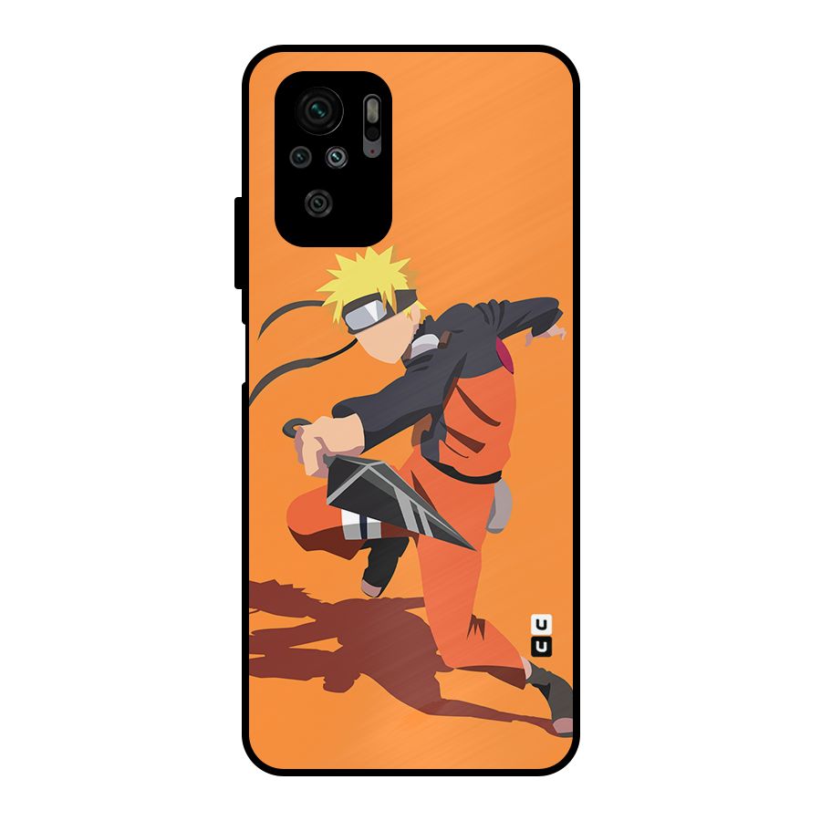 Naruto Ultimate Ninja Storm Metal Back Case for Redmi Note 10S