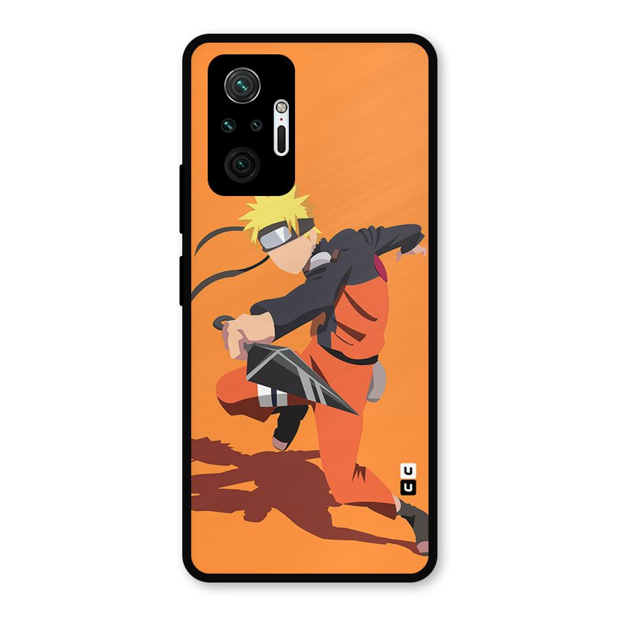 Naruto Ultimate Ninja Storm Metal Back Case for Redmi Note 10 Pro