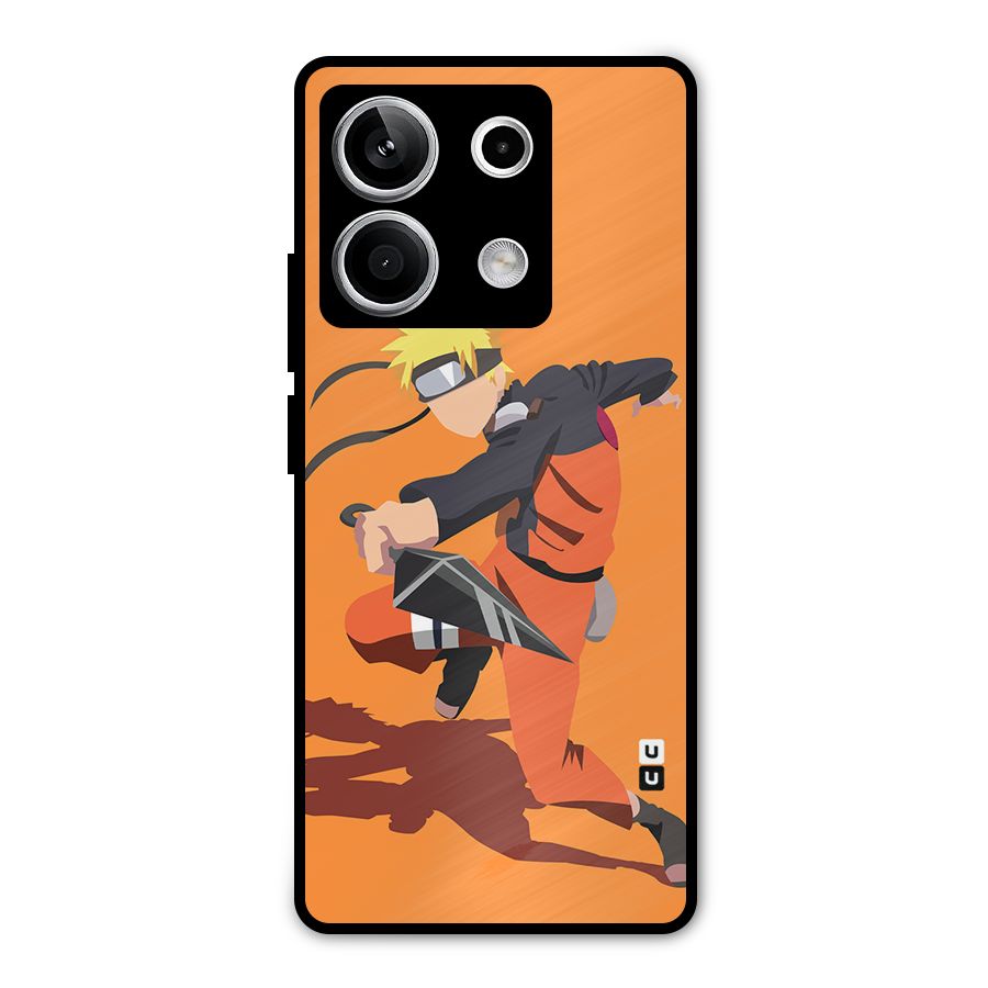 Naruto Ultimate Ninja Storm Metal Back Case for Redmi Note 13 5G