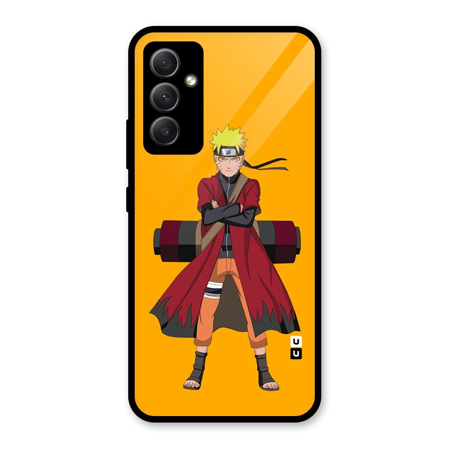 Naruto Uzumaki Art Glass Back Case for Galaxy A34