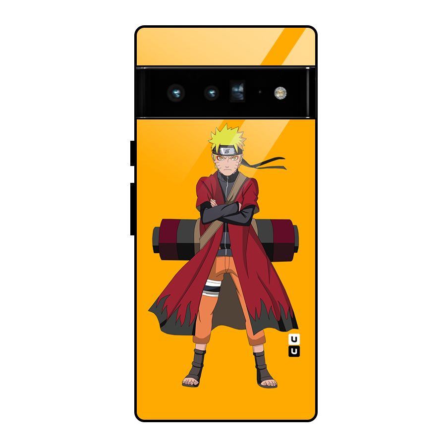 Naruto Uzumaki Art Glass Back Case for Google Pixel 6 Pro