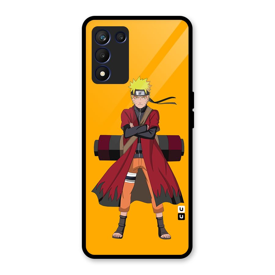 Naruto Uzumaki Art Glass Back Case for Realme 9 5G Speed