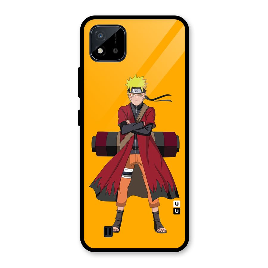 Naruto Uzumaki Art Glass Back Case for Realme C11 2021