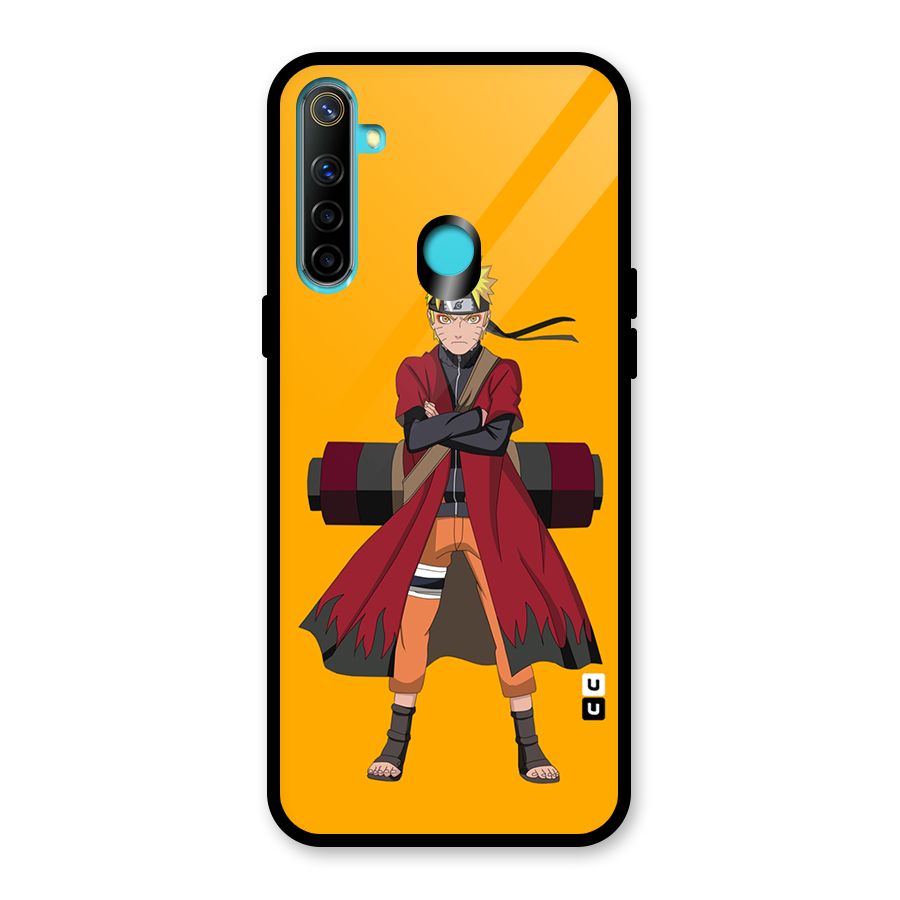Naruto Uzumaki Art Glass Back Case for Realme Narzo 10