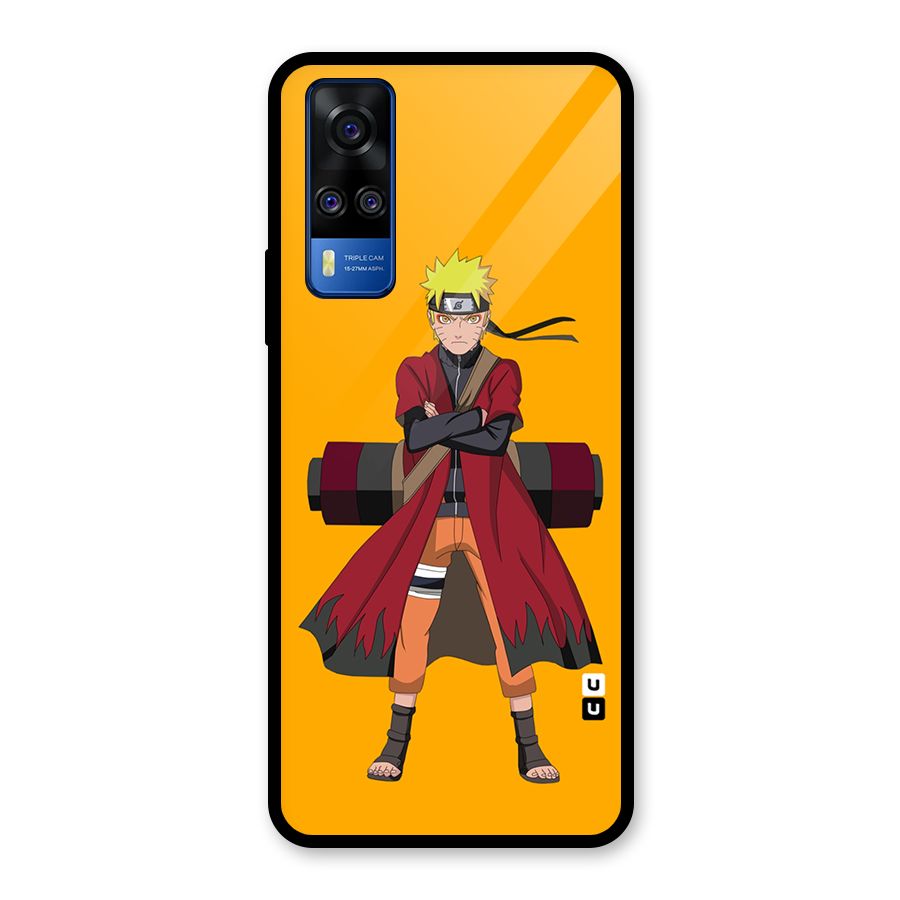 Naruto Uzumaki Art Glass Back Case for Vivo Y31