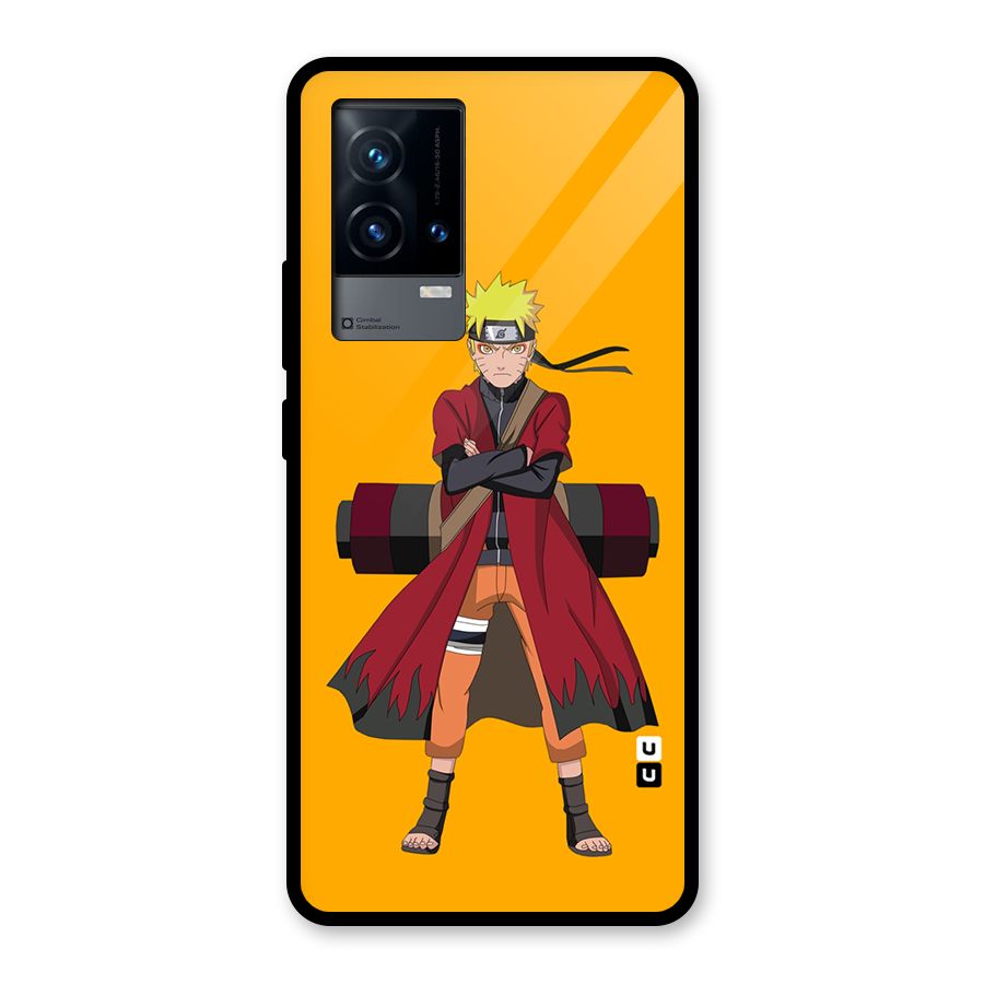 Naruto Uzumaki Art Glass Back Case for iQOO 9 5G