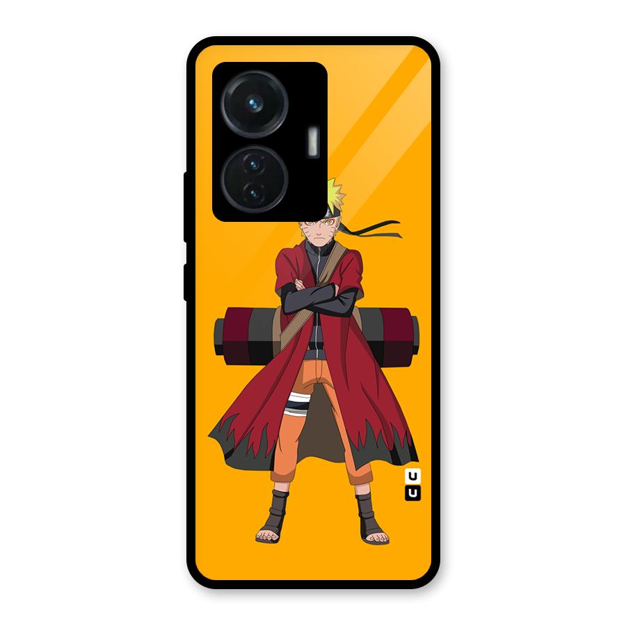 Naruto Uzumaki Art Glass Back Case for iQOO Z6 44W