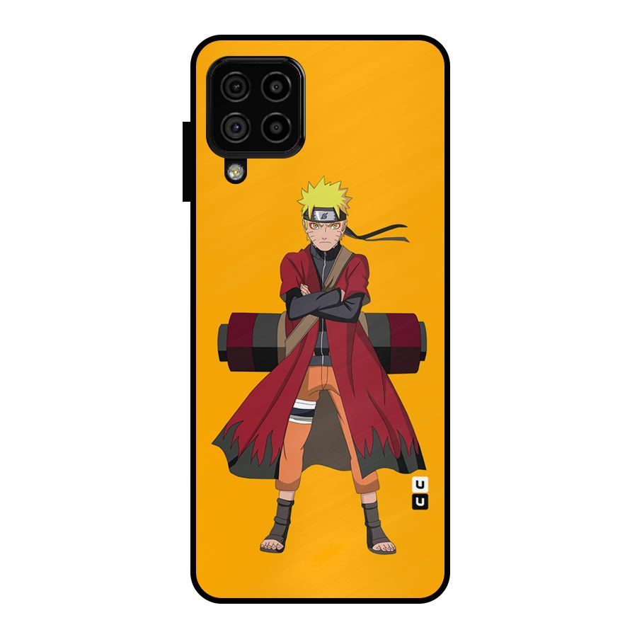 Naruto Uzumaki Art Metal Back Case for Galaxy A22 4G