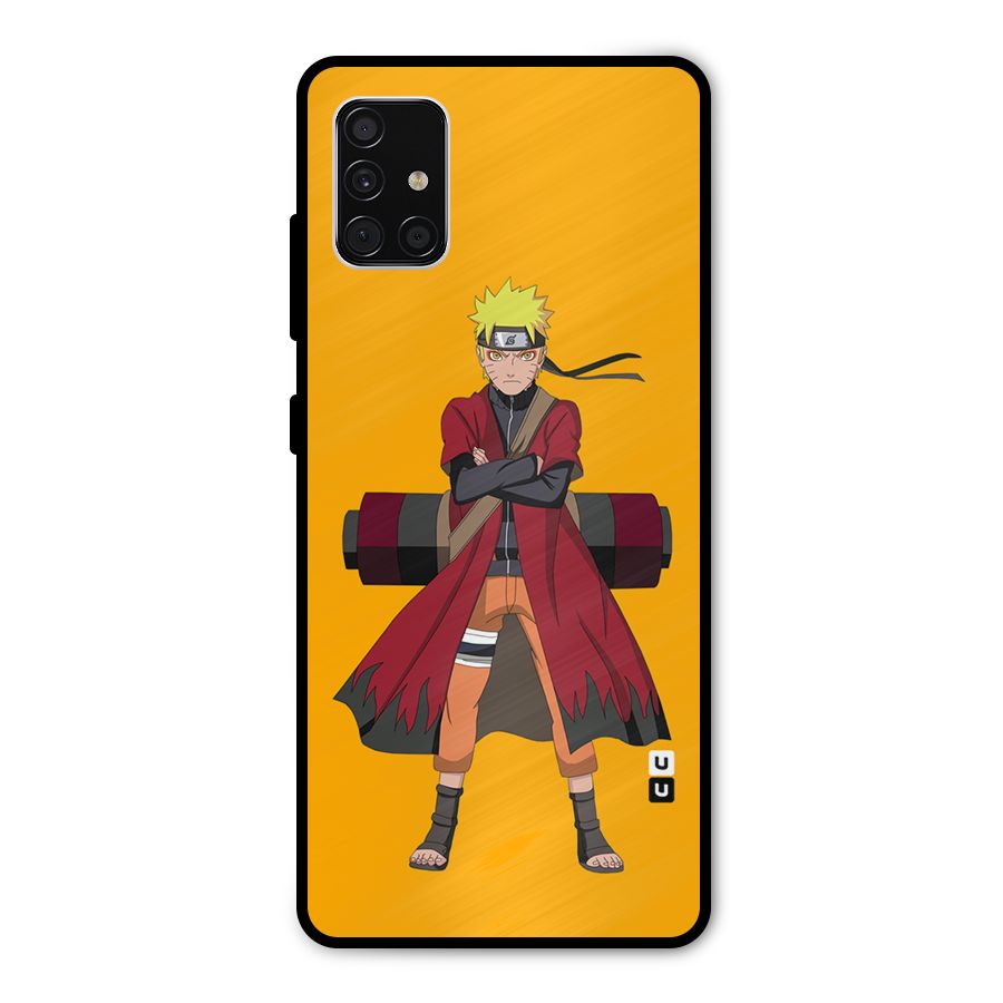 Naruto Uzumaki Art Metal Back Case for Galaxy A51