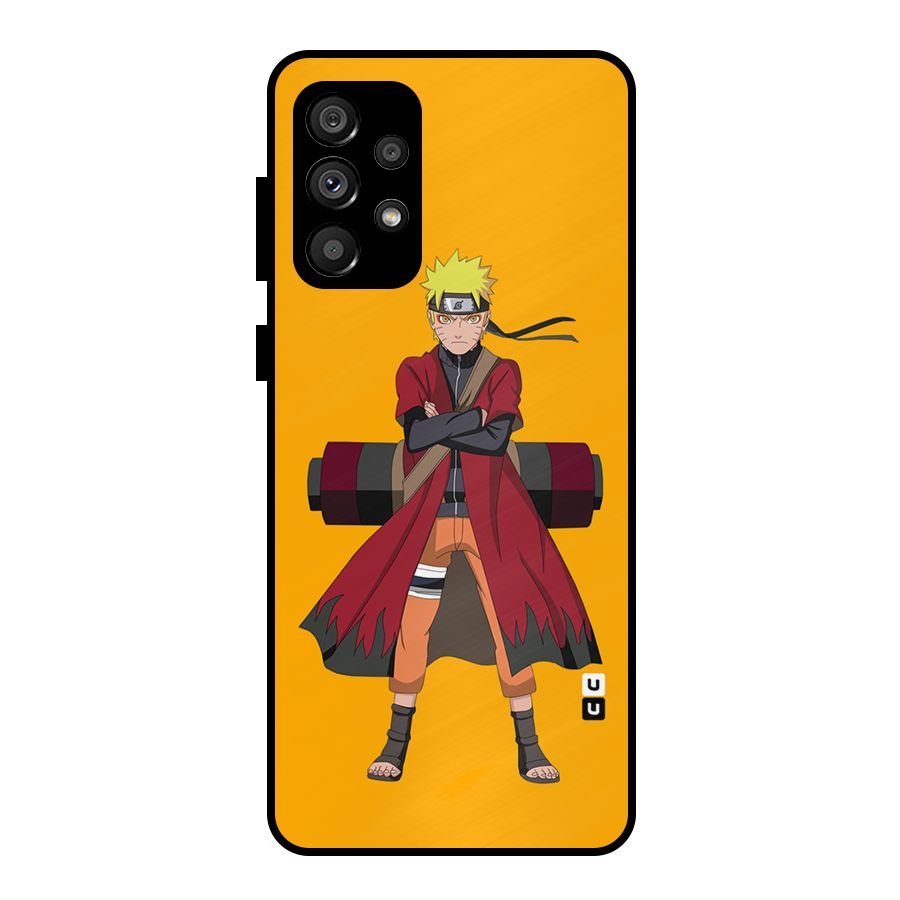 Naruto Uzumaki Art Metal Back Case for Galaxy A73 5G