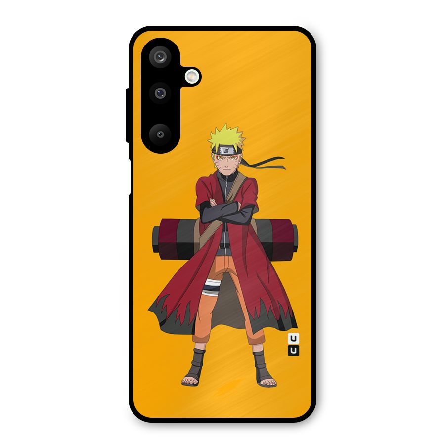 Naruto Uzumaki Art Metal Back Case for Galaxy M16
