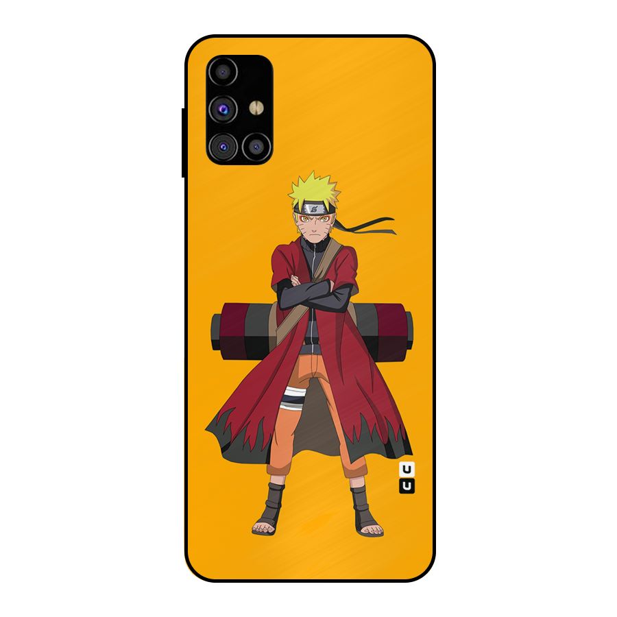 Naruto Uzumaki Art Metal Back Case for Galaxy M31s