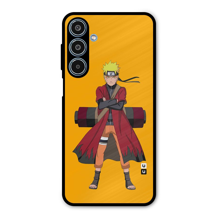 Naruto Uzumaki Art Metal Back Case for Galaxy M35