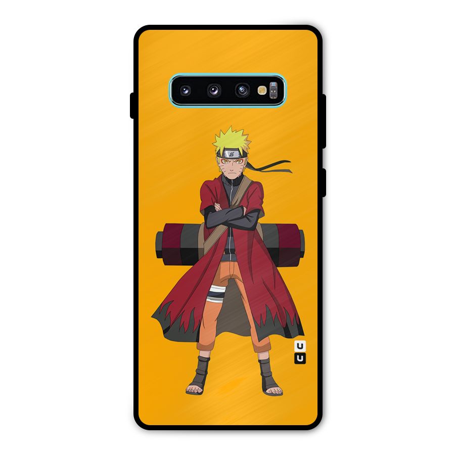 Naruto Uzumaki Art Metal Back Case for Galaxy S10 Plus