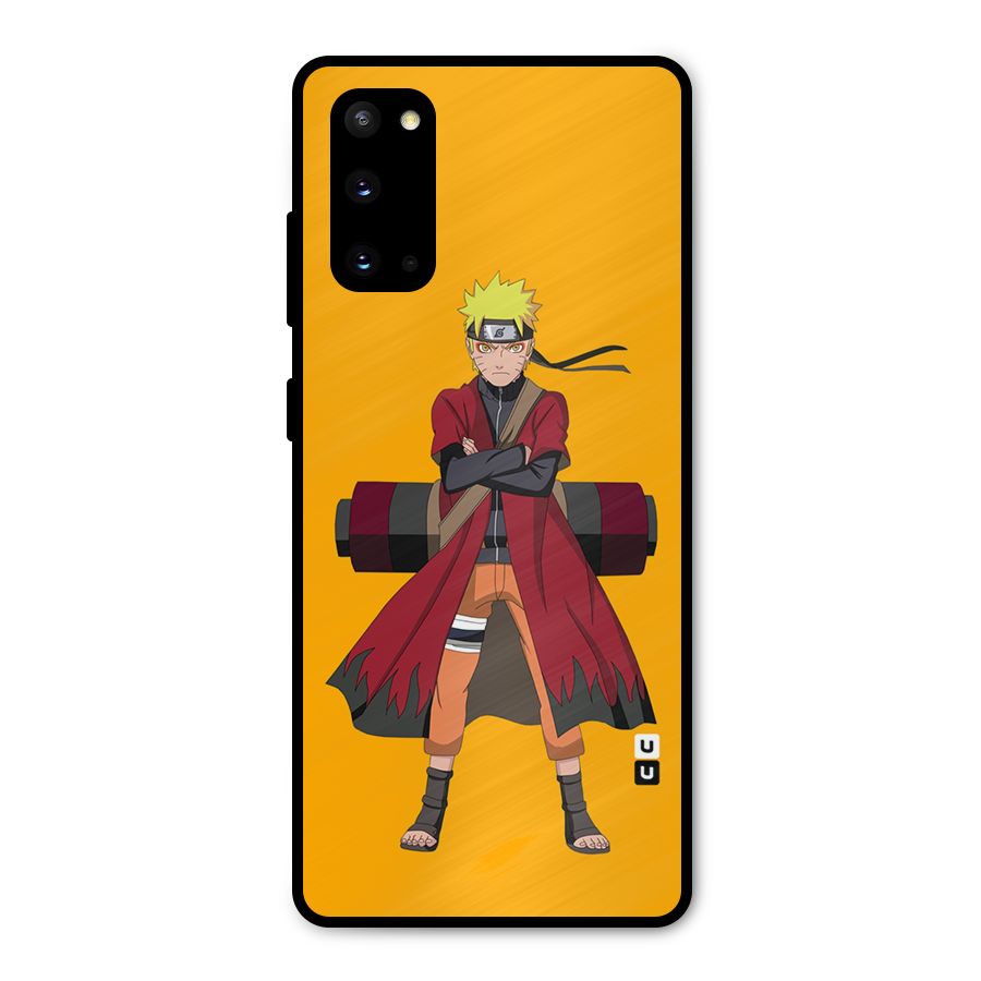 Naruto Uzumaki Art Metal Back Case for Galaxy S20