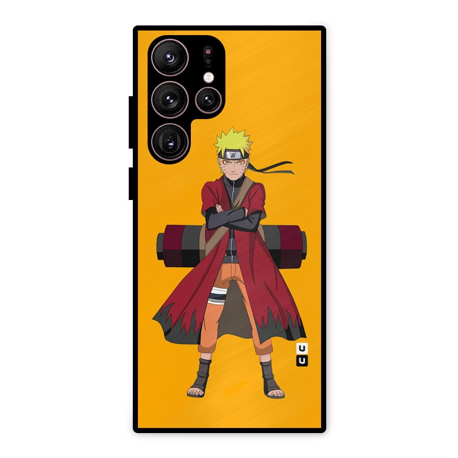 Naruto Uzumaki Art Metal Back Case for Galaxy S22 Ultra 5G
