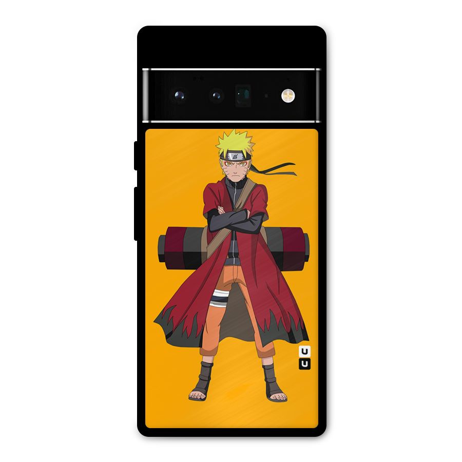 Naruto Uzumaki Art Metal Back Case for Google Pixel 6 Pro