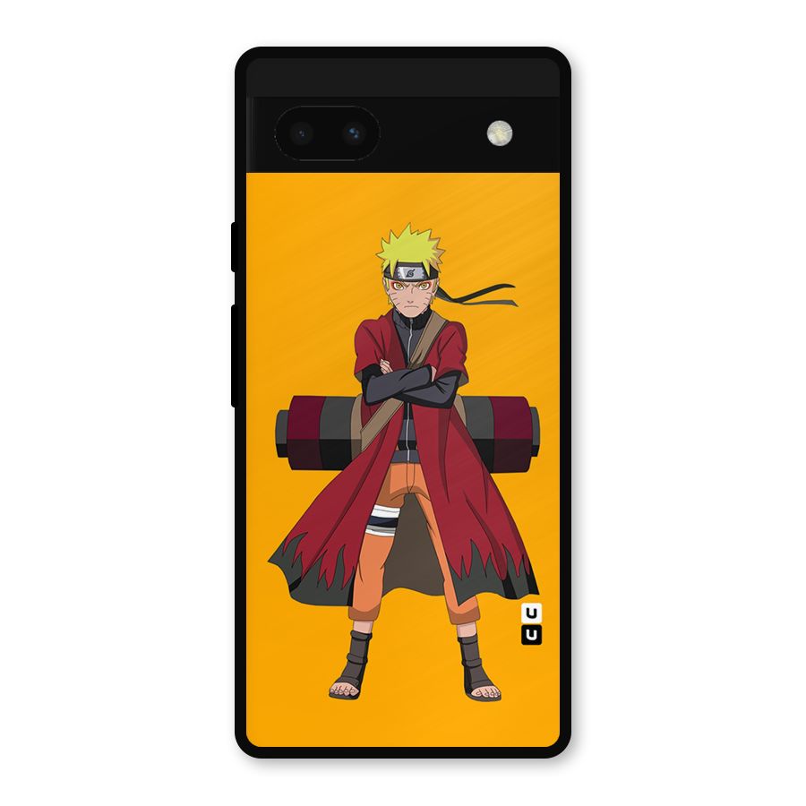 Naruto Uzumaki Art Metal Back Case for Google Pixel 6a