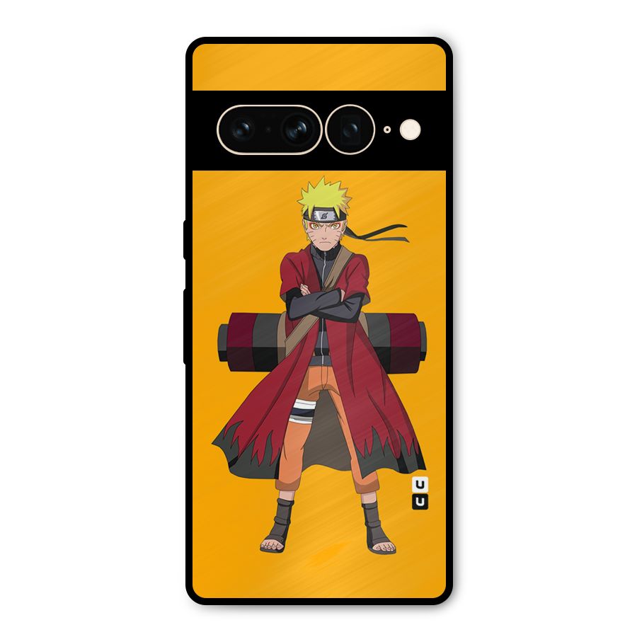 Naruto Uzumaki Art Metal Back Case for Google Pixel 7 Pro