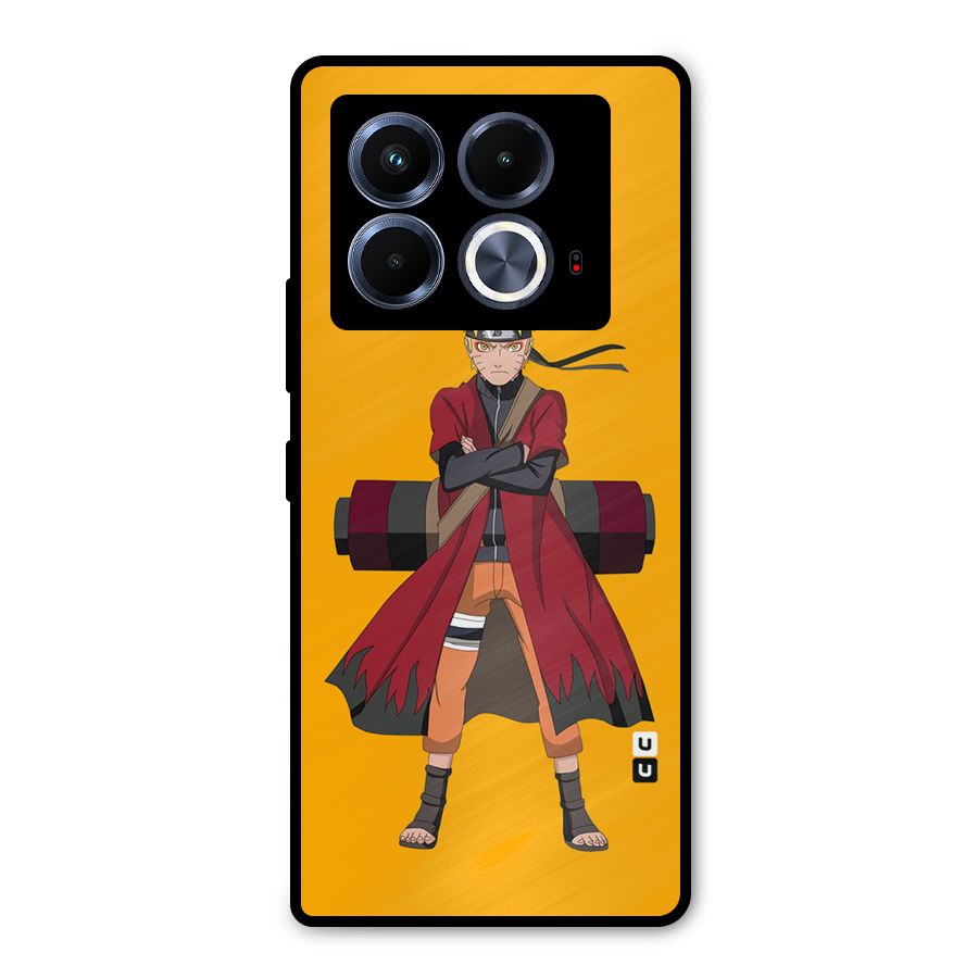 Naruto Uzumaki Art Metal Back Case for Infinix Note 40 5G