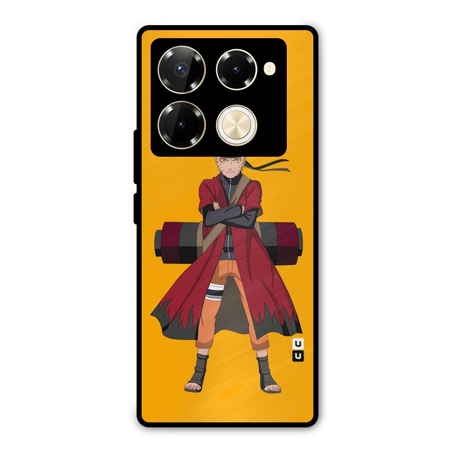 Naruto Uzumaki Art Metal Back Case for Infinix Note 40 Pro Plus
