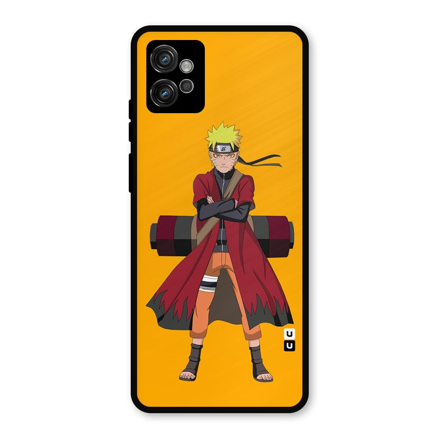 Naruto Uzumaki Art Metal Back Case for Moto G32