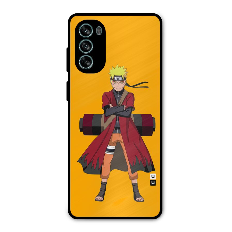 Naruto Uzumaki Art Metal Back Case for Moto G62