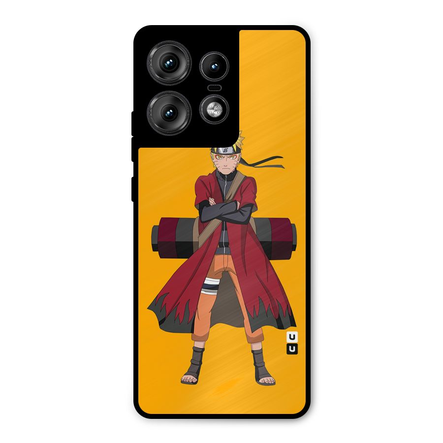 Naruto Uzumaki Art Metal Back Case for Motorola Edge 50 Pro