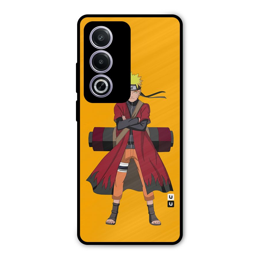Naruto Uzumaki Art Metal Back Case for Oppo A3 Pro