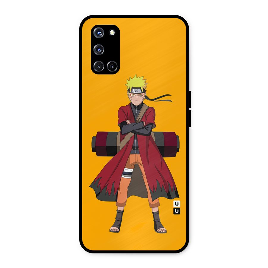 Naruto Uzumaki Art Metal Back Case for Oppo A52
