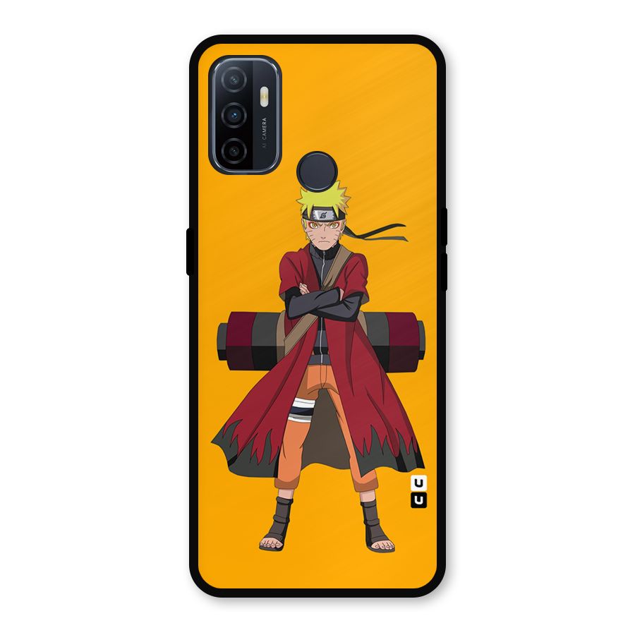 Naruto Uzumaki Art Metal Back Case for Oppo A53