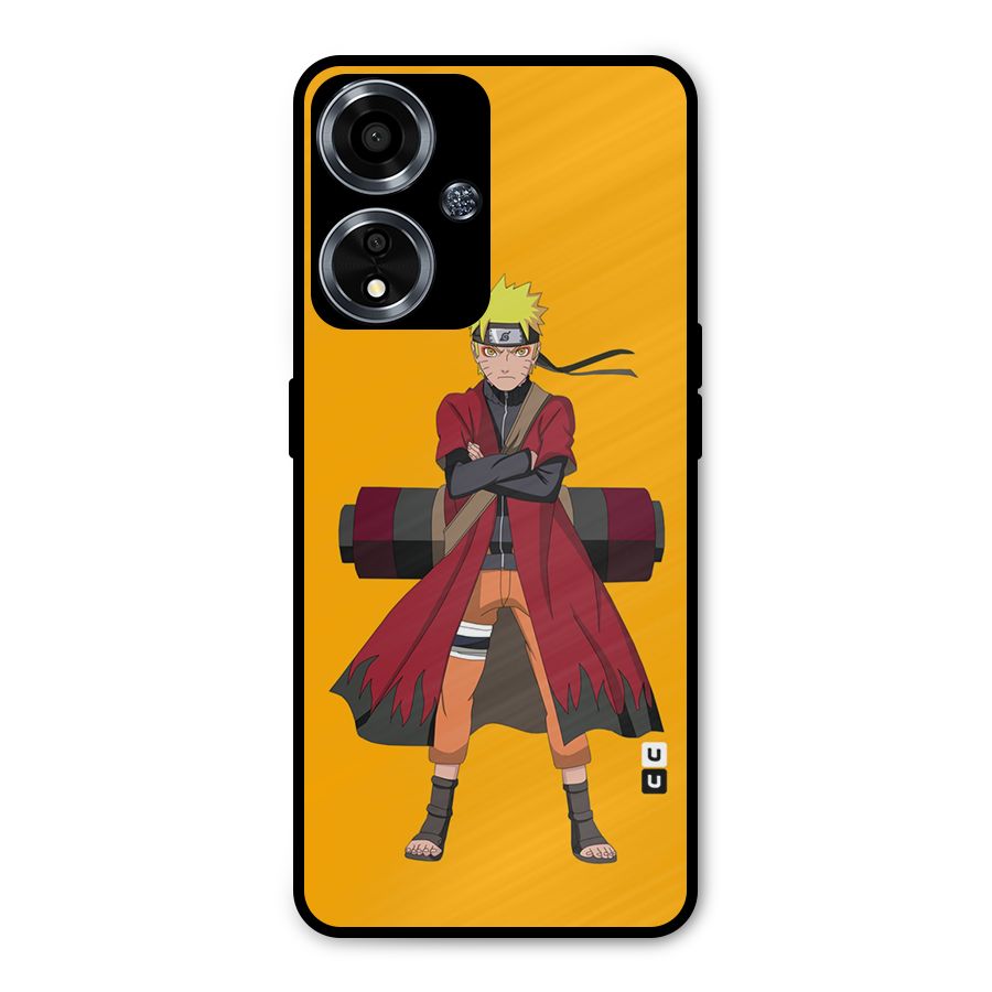 Naruto Uzumaki Art Metal Back Case for Oppo A59