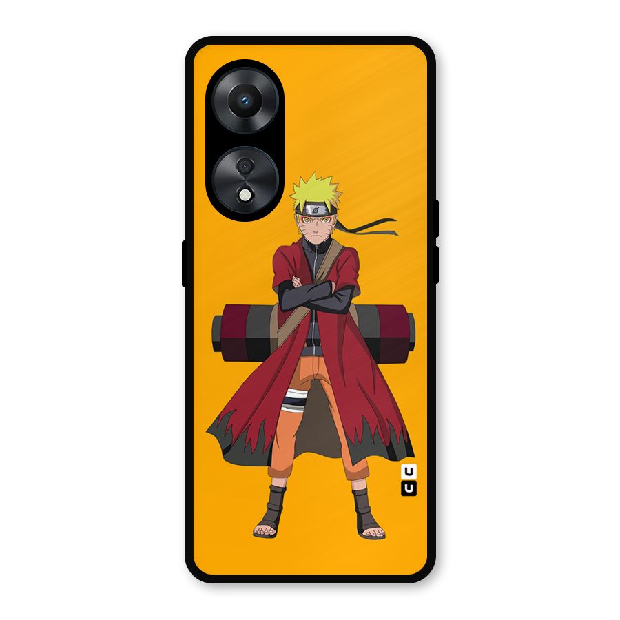 Naruto Uzumaki Art Metal Back Case for Oppo A78