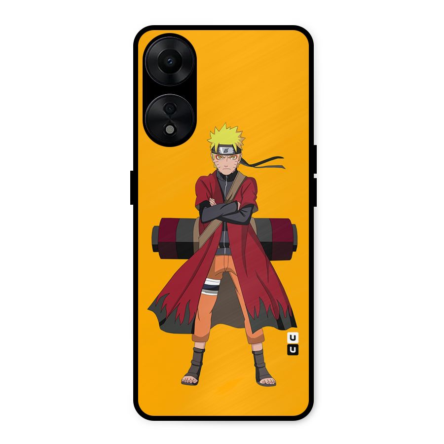 Naruto Uzumaki Art Metal Back Case for Oppo A78 5G