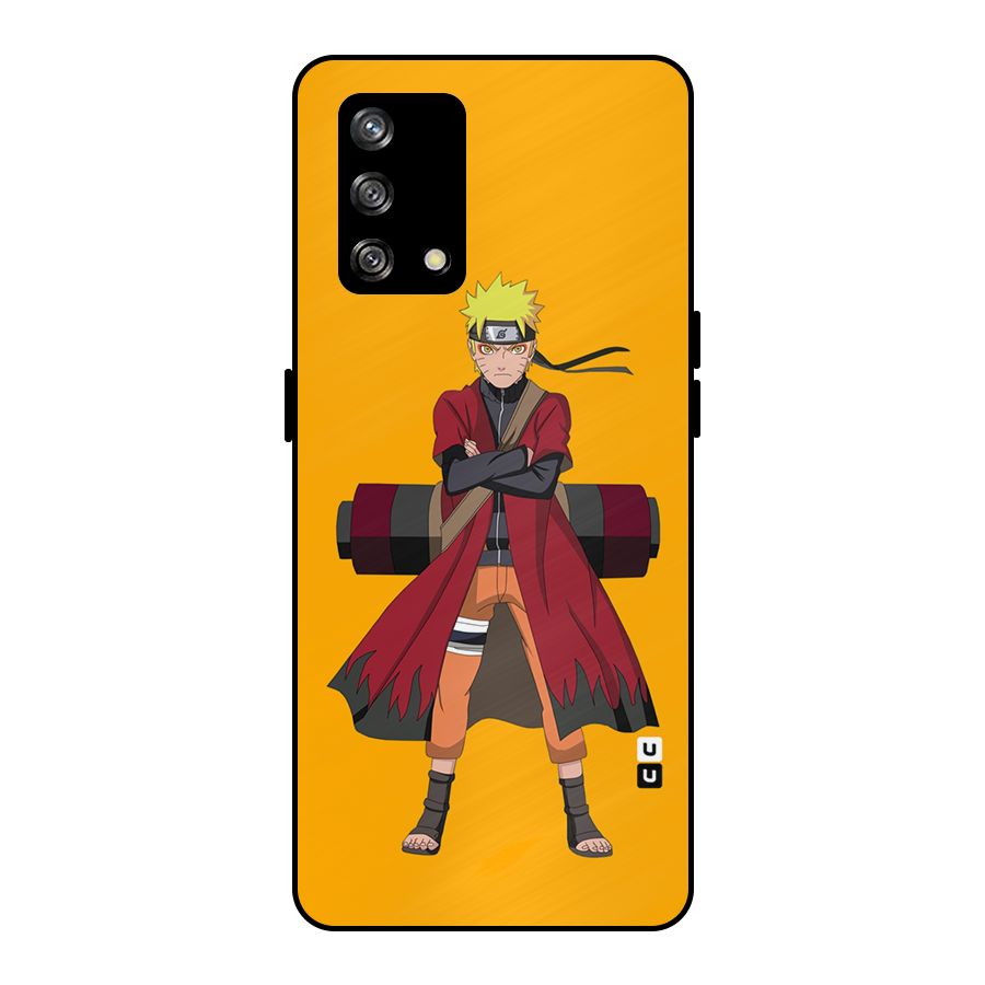 Naruto Uzumaki Art Metal Back Case for Oppo F19